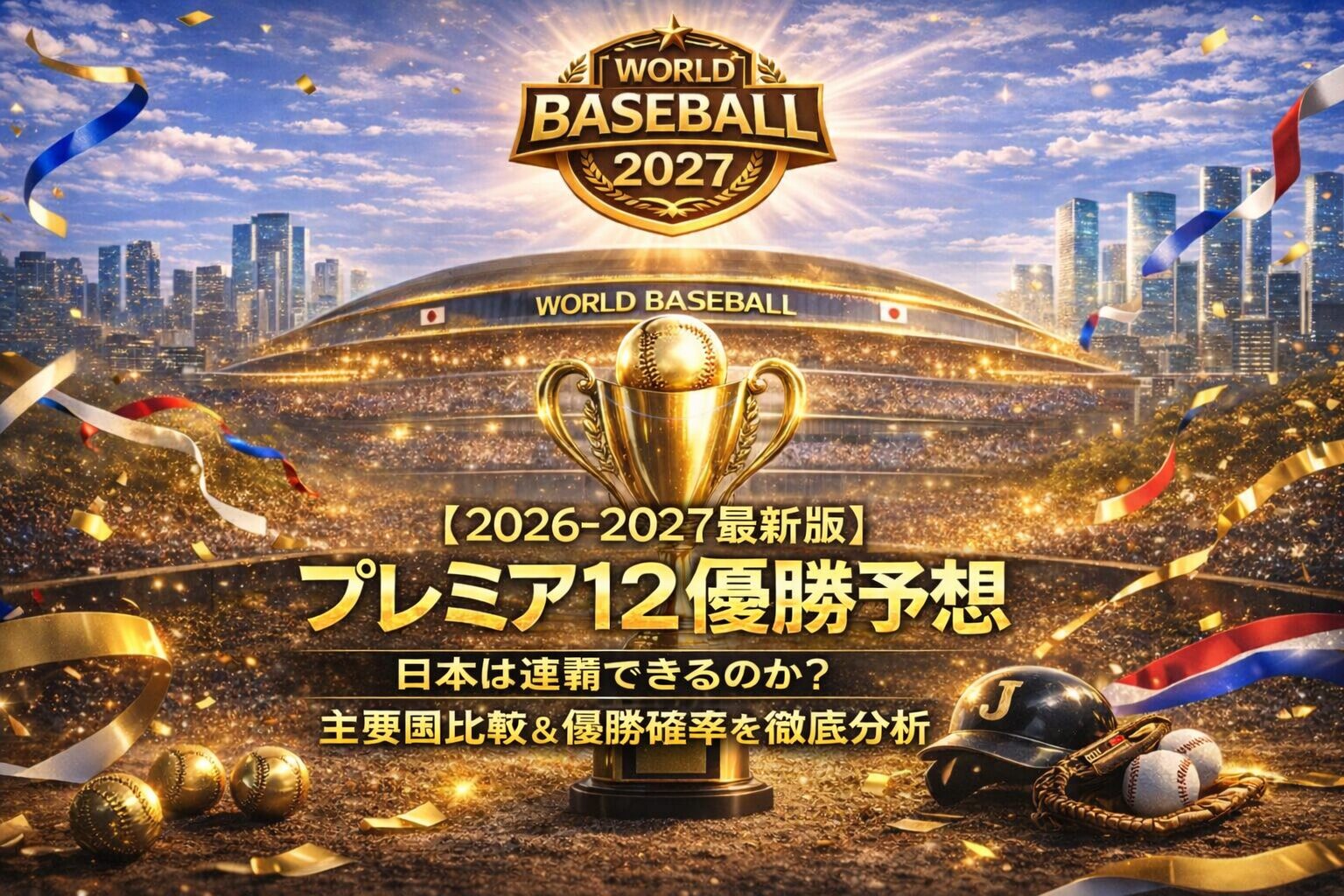プレミア12優勝予想2027
